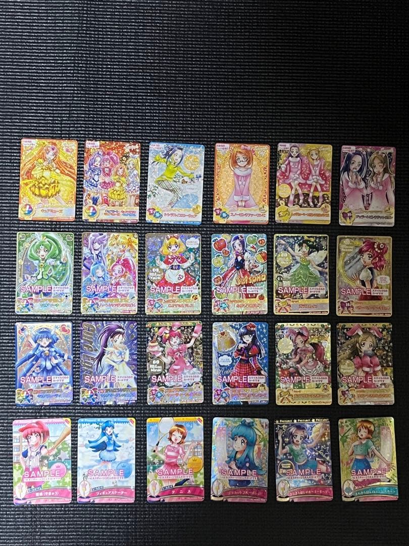 非売品　データカードダスプリキュア　サンプルカード60枚　展示カード　データCD