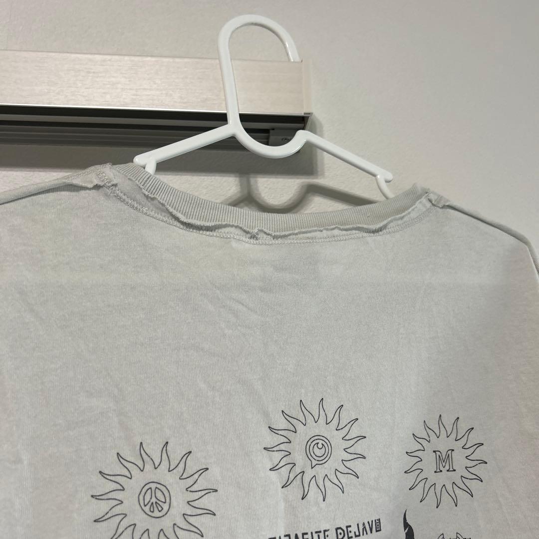 オーラル　ラビリンスビックシルエットTシャツ　白色