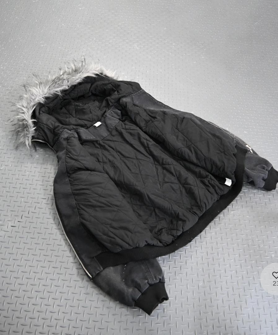 L2205　ウォッシュドファージャケットM　地底人ONLINE