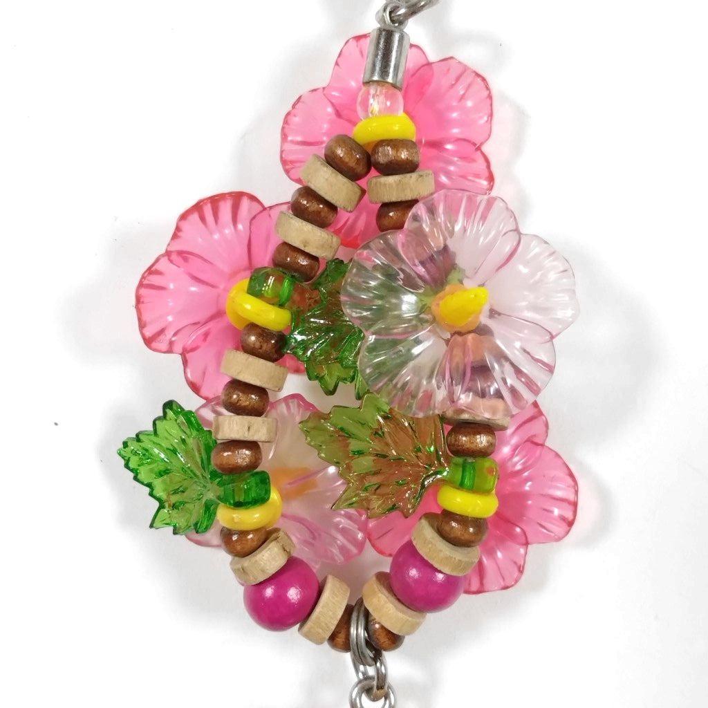 ハローキティ■夏が好き　日焼け　浮輪　水着　ハイビスカス　ファスナーマスコット