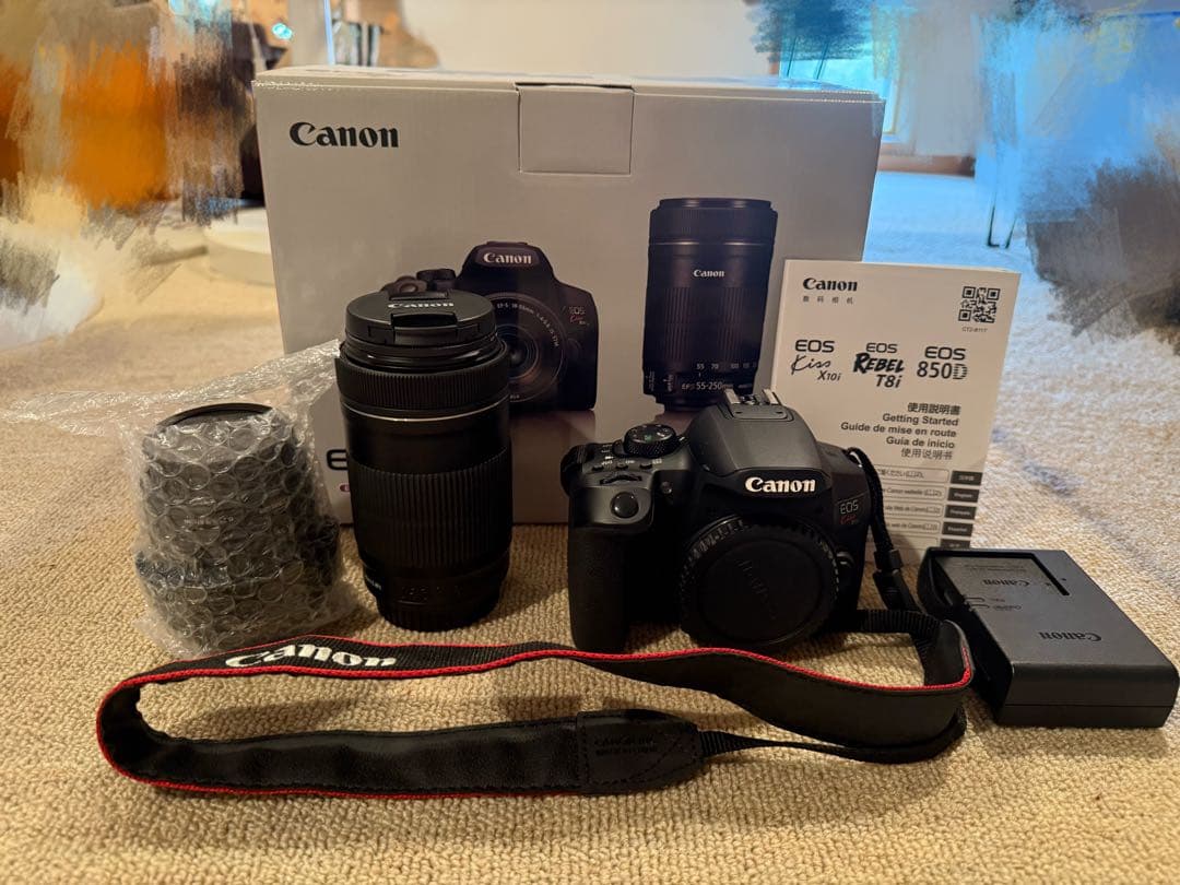 Canon eos kiss x10i ダブルズームキット