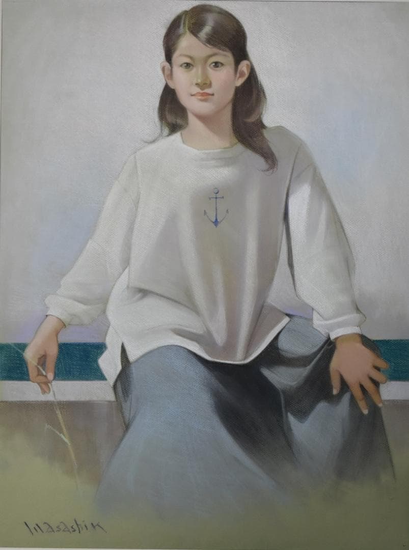 真作保証・現代洋画家・無所属・木村正志・パステル１５号現在神戸在住89才