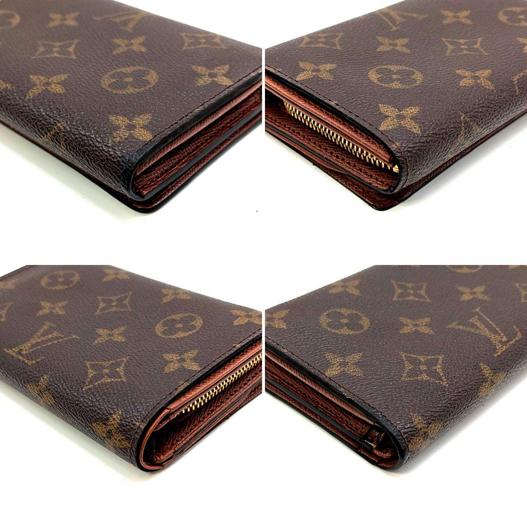 ルイヴィトン モノグラム ビエ トレゾール L字型ファスナー 折り財布 B12