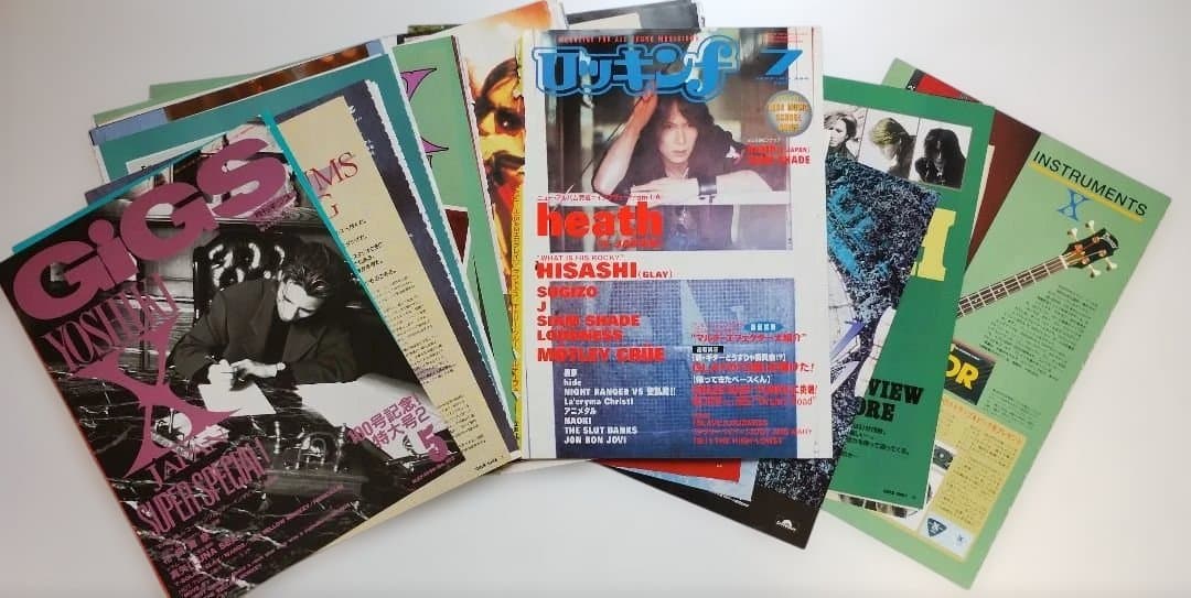 X JAPAN 切り抜き 大量 TOSHI YOSHIKI HEATH
