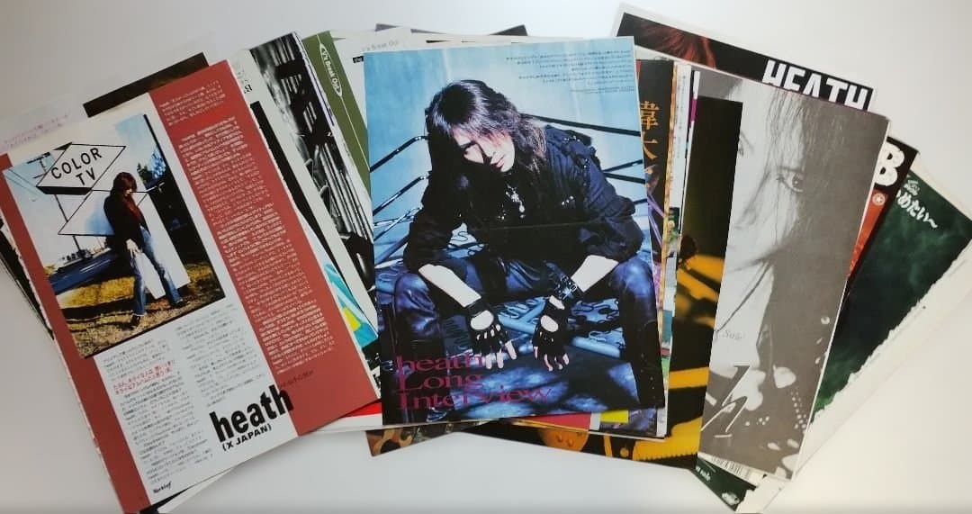 X JAPAN 切り抜き 大量 TOSHI YOSHIKI HEATH
