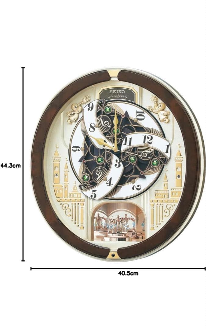 SEIKO 音楽モチーフ 掛時計 RE579B