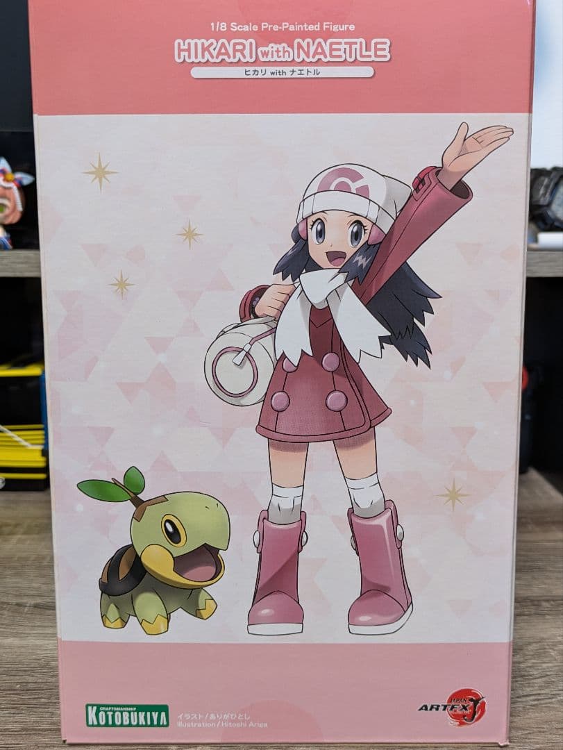 KOTOBUKIYA　ポケットモンスター　ヒカリwithナエトル　フィギュア
