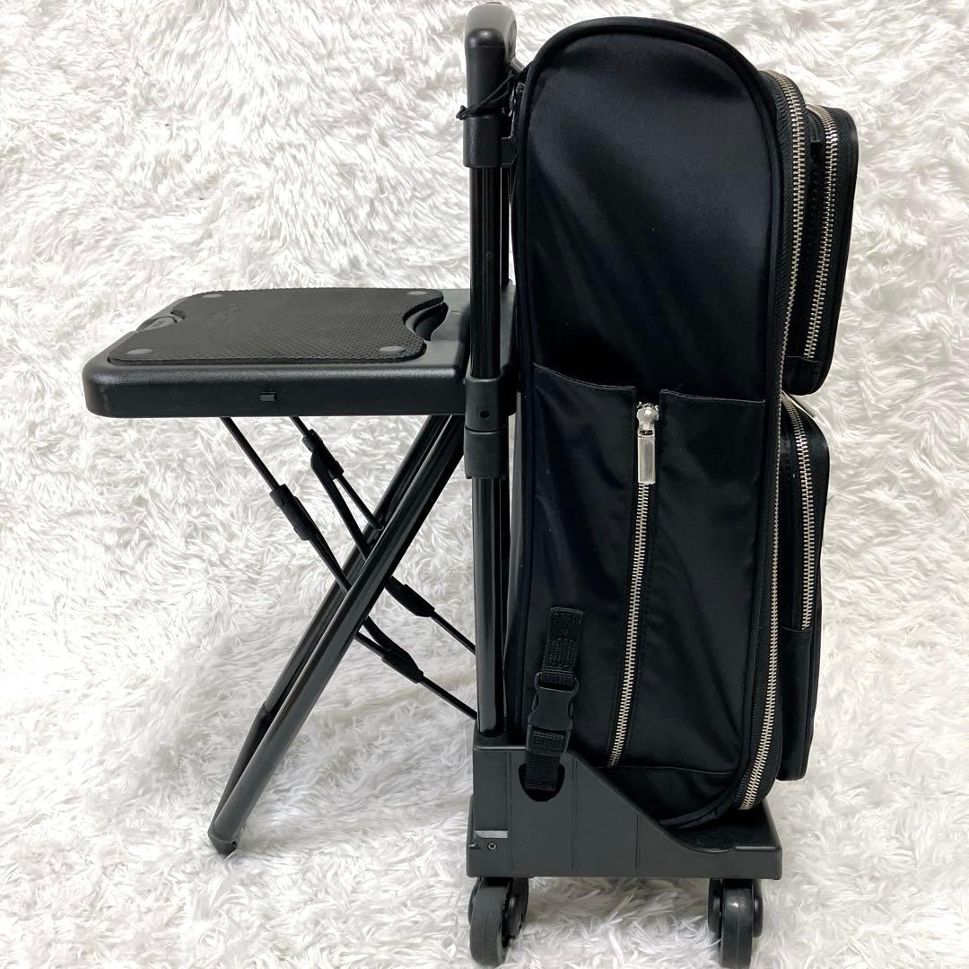 SWANY　キャリーバッグ　20L　座面付き　イス付き　光沢有り　四輪キャスター