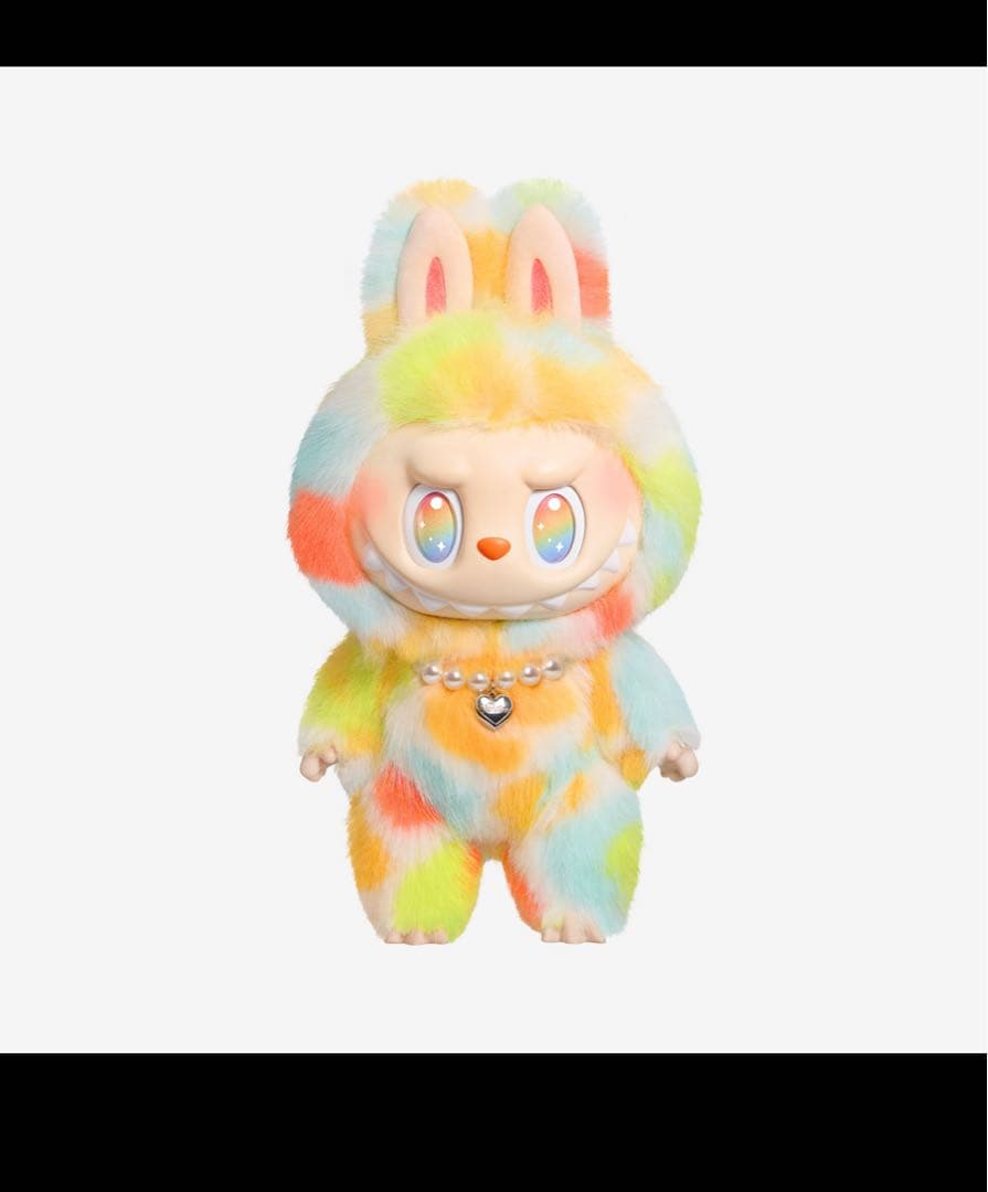 カラフルウサギ耳ぬいぐるみ