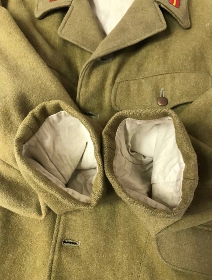 日本軍　日本陸軍　昭和五年式軍衣　昭五式軍衣　開襟改造　服　軍服　実物