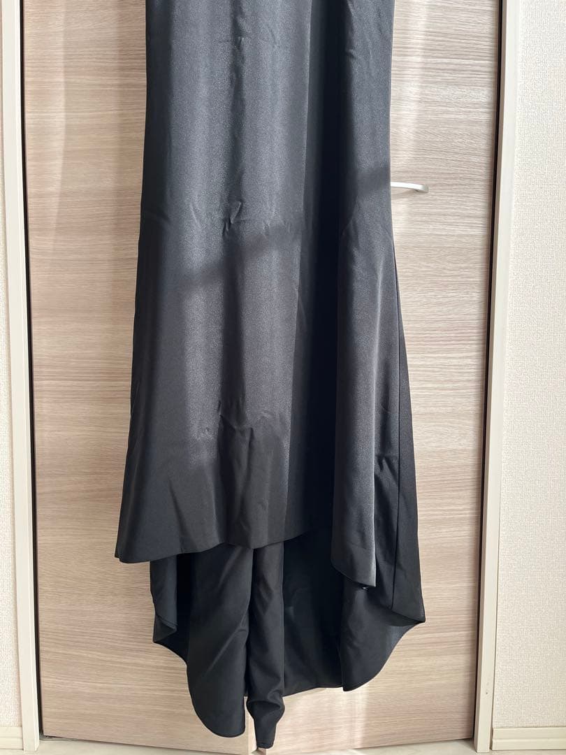 ⭐︎とうふ⭐︎ブラックドレス ウエディング 前撮り フレアドレス 二次会