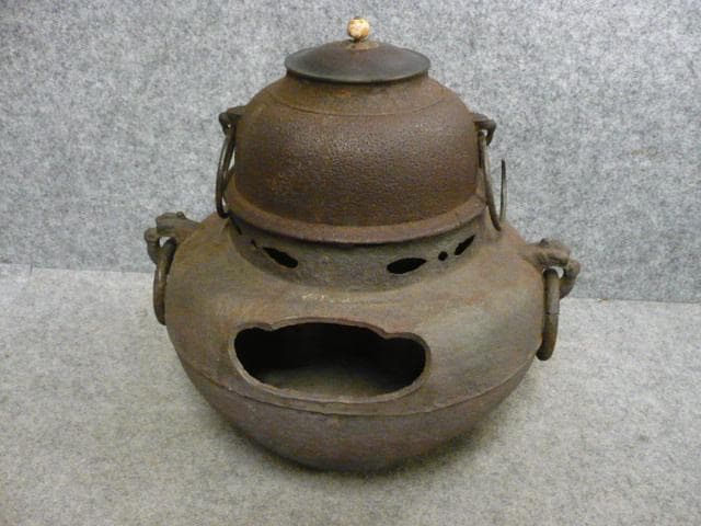 鉄製風炉釜 [B31643]