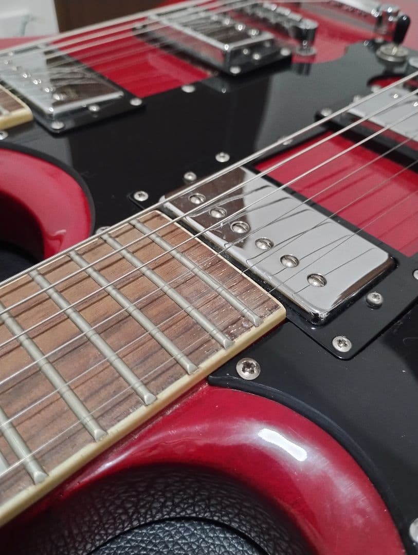 【レフティ/左利き】ダブルネック SGタイプ