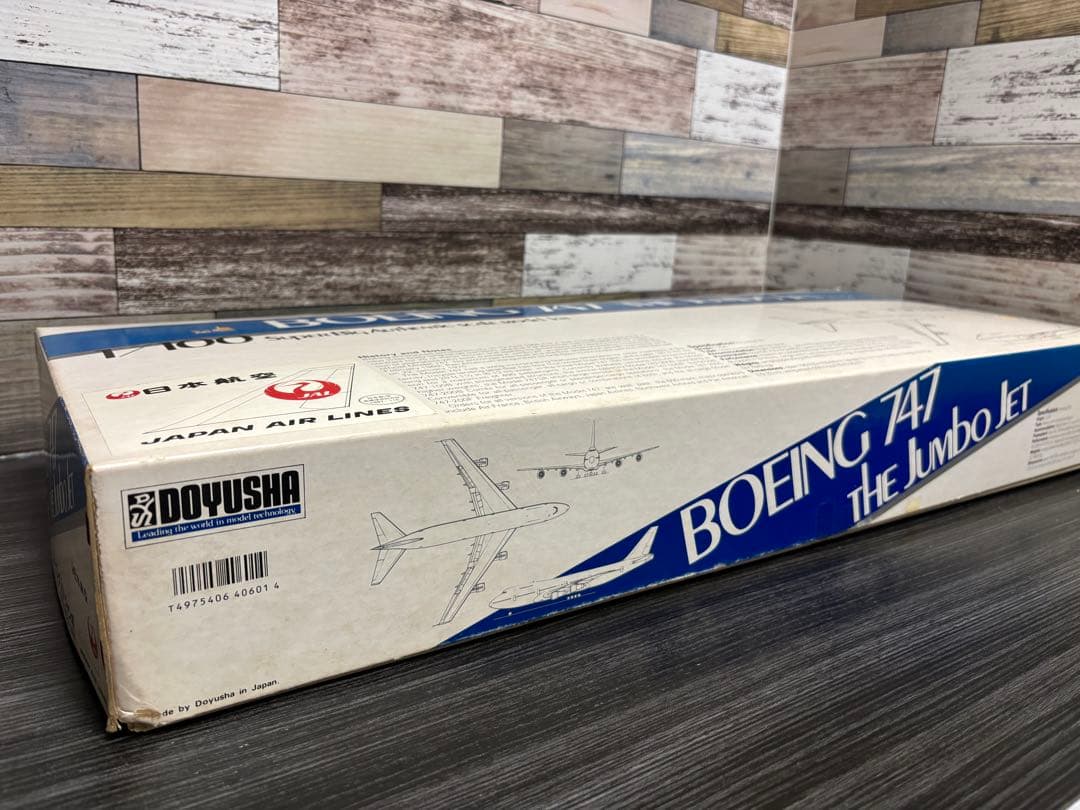 1/100 日本航空 ボーイング 747 ジャンボ 童友社 プラモデル
