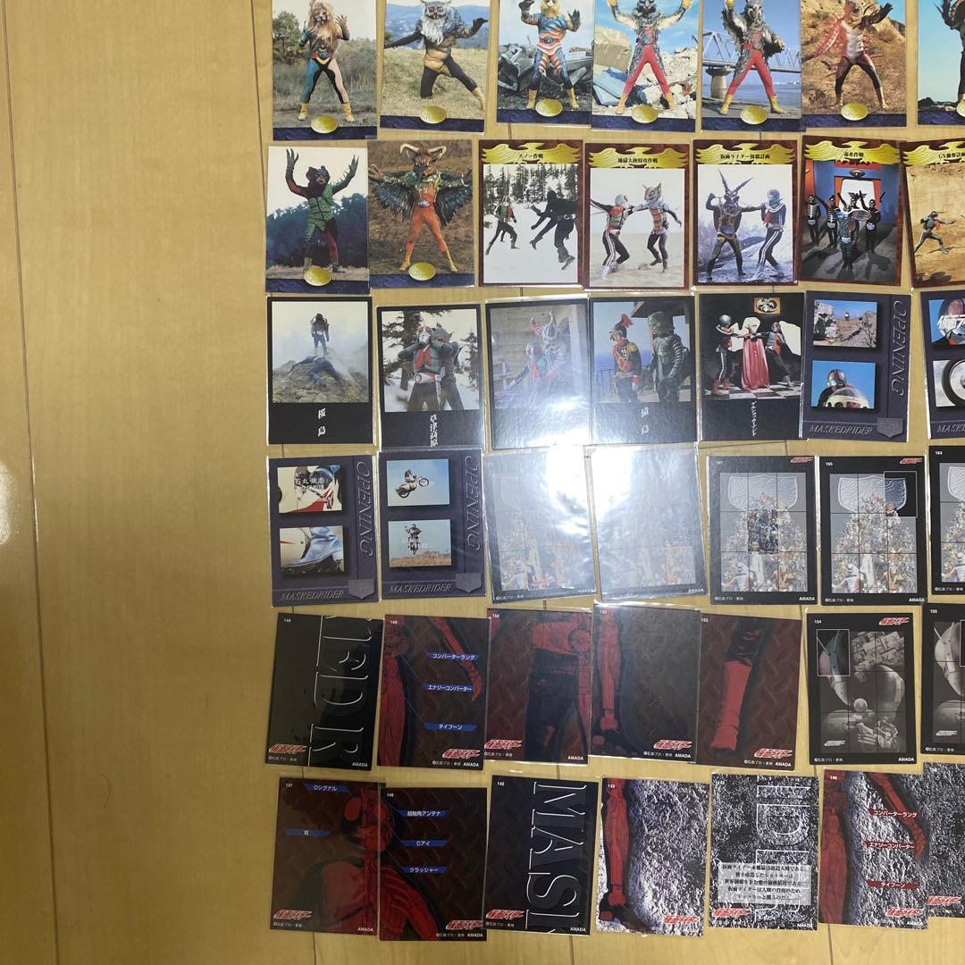 【希少】アマダ 仮面ライダー トレーディング カード 約180枚