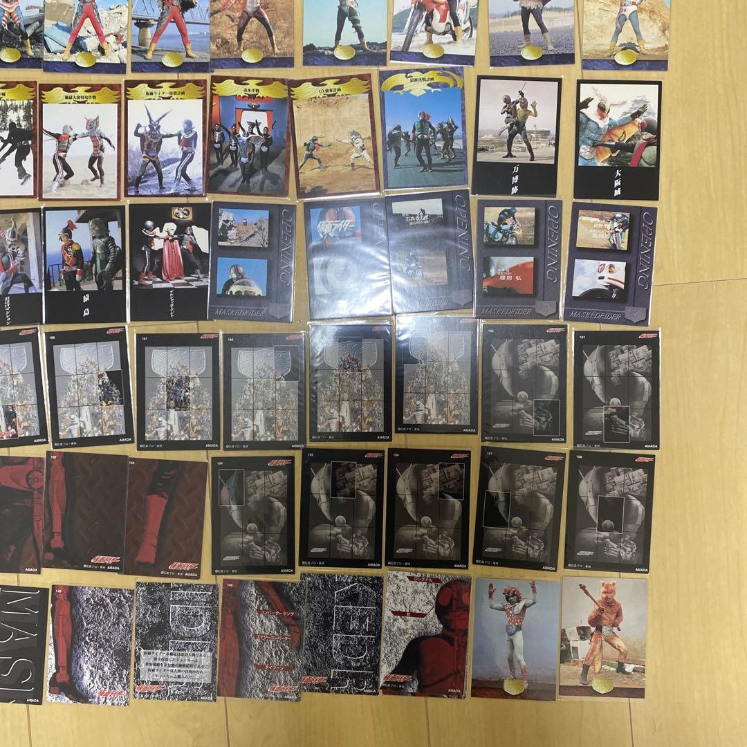 【希少】アマダ 仮面ライダー トレーディング カード 約180枚