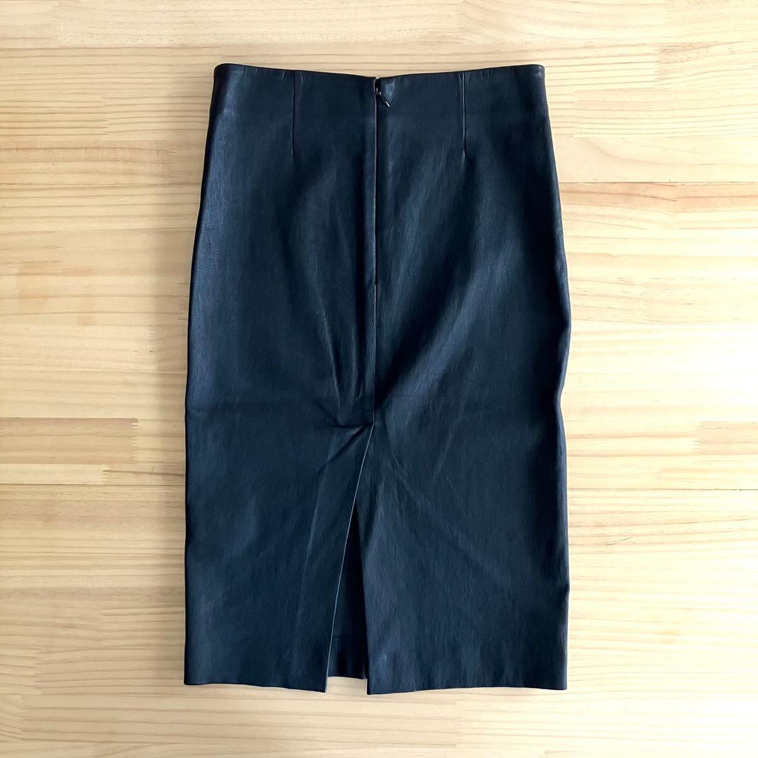 美品 theory SKINNY PENCIL SKIRT 00 XS 黒