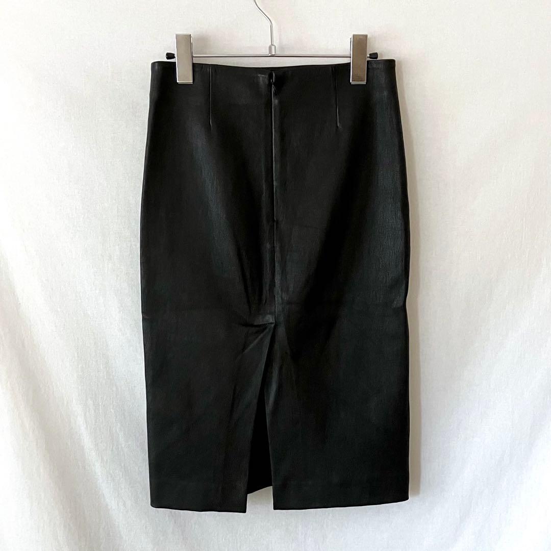 美品 theory SKINNY PENCIL SKIRT 00 XS 黒