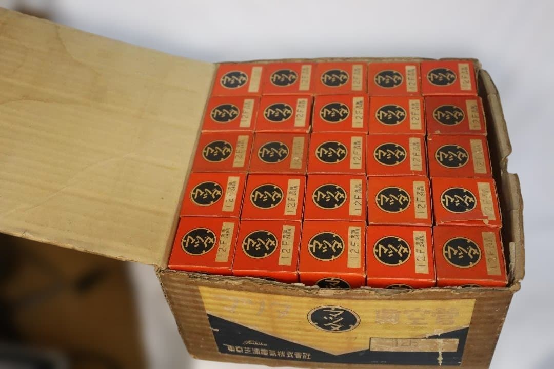 マツダ真空管 12F 25本セット 箱入り