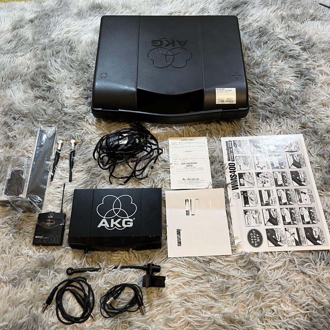 稼働品 AKG C519ML & PT 400 ワイヤレスマイクセット 管楽器用
