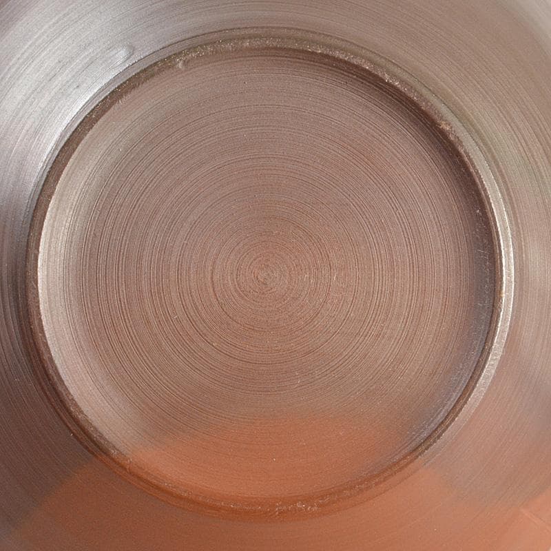 茶道具　萬古焼　清水洋造　横手急須　茶壷　共布共箱　V　6427