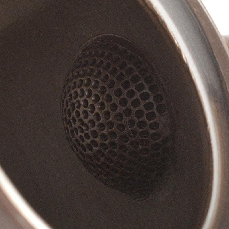 茶道具　萬古焼　清水洋造　横手急須　茶壷　共布共箱　V　6427