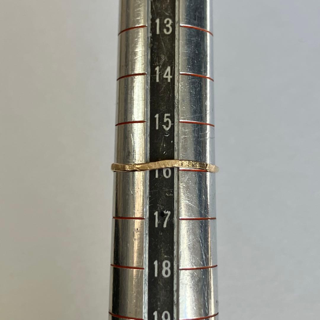 K10 10金　16号　リング　74