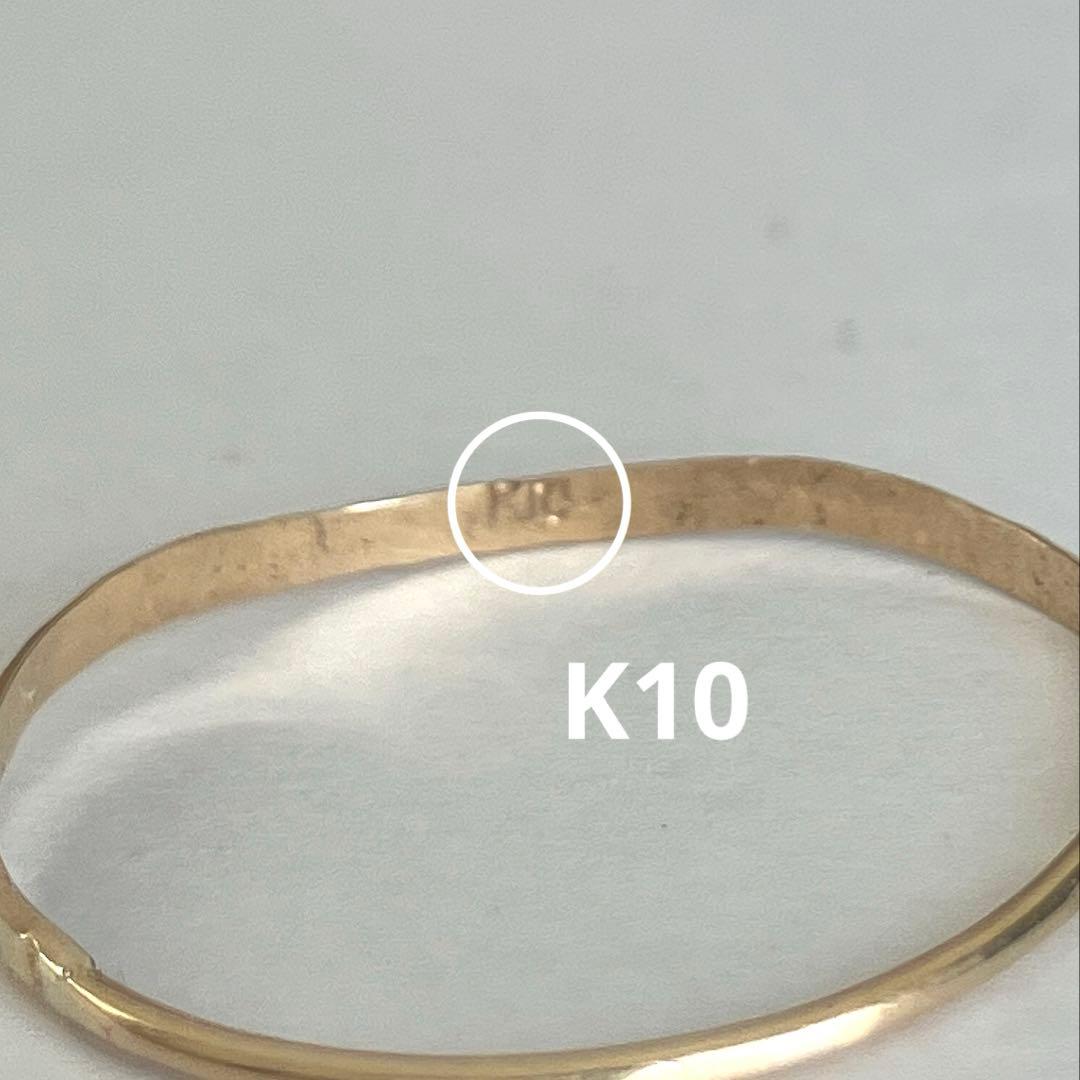 K10 10金　16号　リング　74