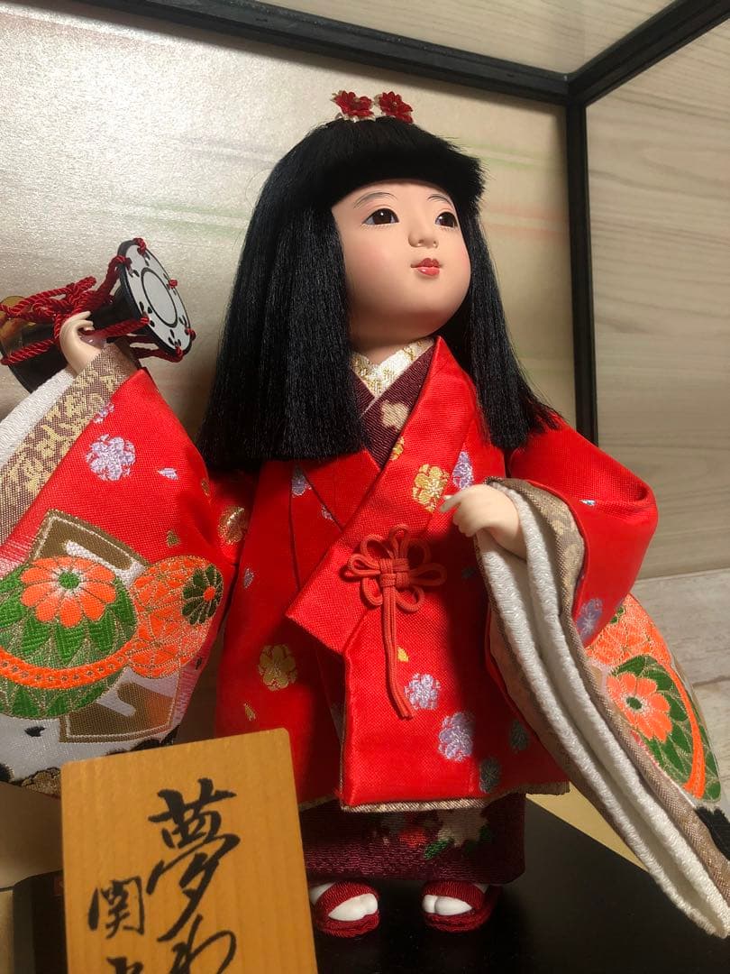 美品 日本人形 関光 夢わらべ 女の子 節句 日本 JAPAN コレクション 桜