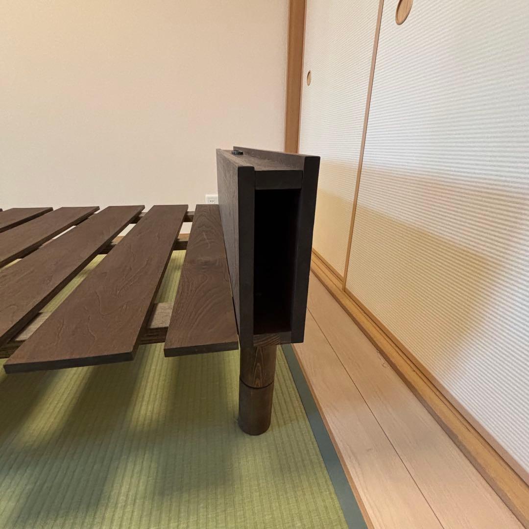 コンセント付き継ぎ脚すのこベッド ＜シングル＞ベルメゾン