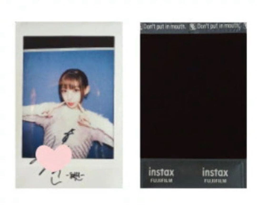 HITGS ヘリン　withmuu 当選品　直筆サイン入り　ポラロイド