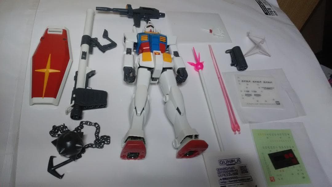 MG ガンダム Ver.2.0　６個　※ジャンク品※ ＆素組１体