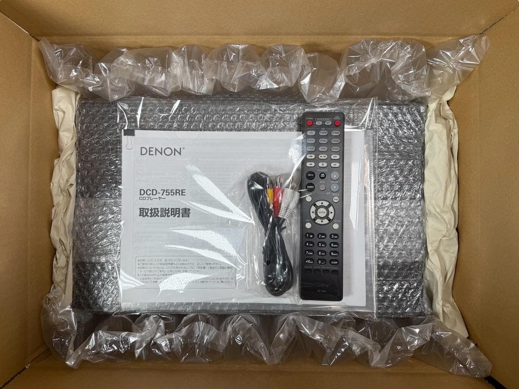 優良動作品 Denon CDプレーヤー エントリークラス DCD-755RE-K