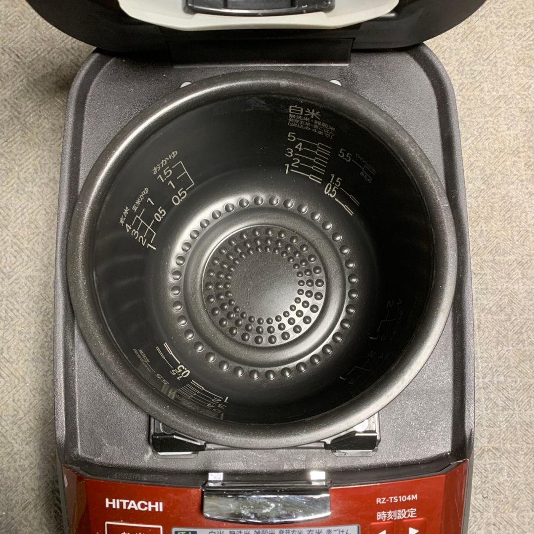 K657 HITACHI 日立 炊飯器 圧力 スチーム RZ-TS104M