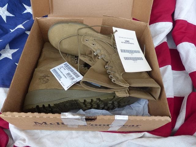 米軍実物　USMC コヨーテコンバットブーツ　8W　HW　McRae　358