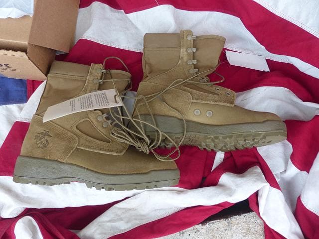 米軍実物　USMC コヨーテコンバットブーツ　8W　HW　McRae　358