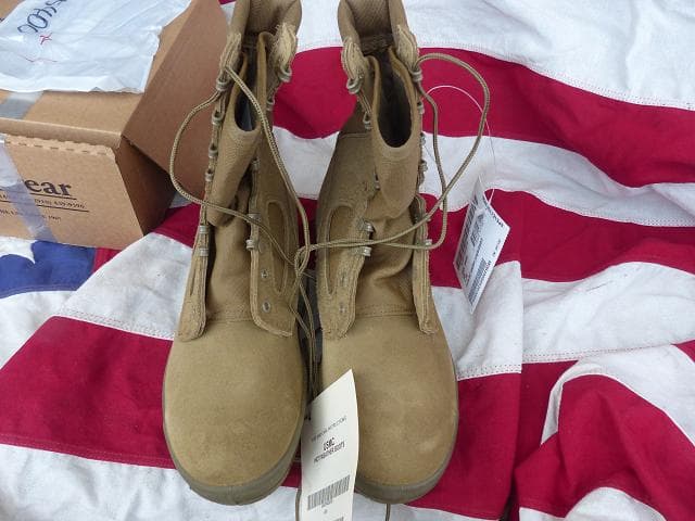 米軍実物　USMC コヨーテコンバットブーツ　8W　HW　McRae　358
