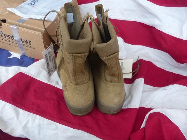 米軍実物　USMC コヨーテコンバットブーツ　8W　HW　McRae　358