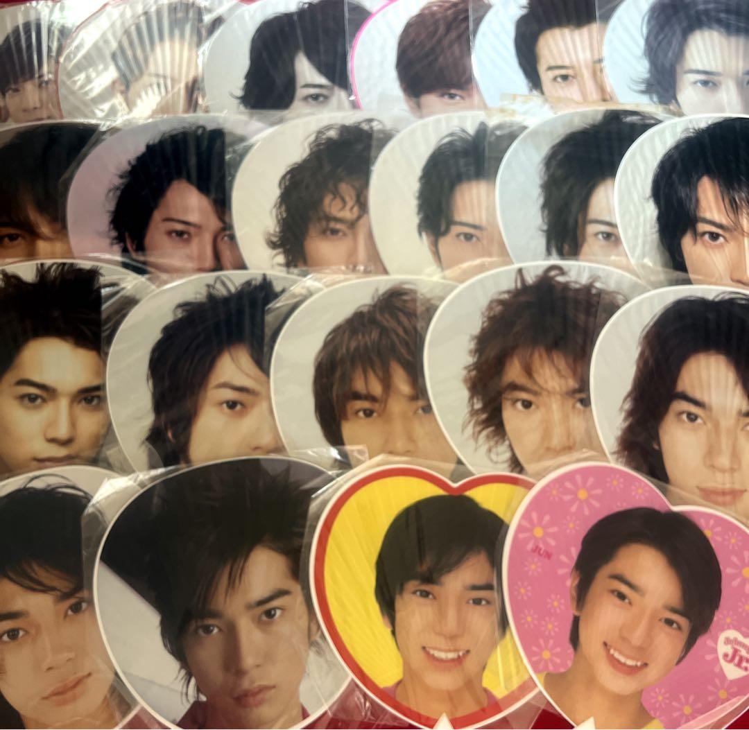 【貴重】嵐　松本潤　Jr.時代 含む 歴代うちわ 21点 まとめ売り