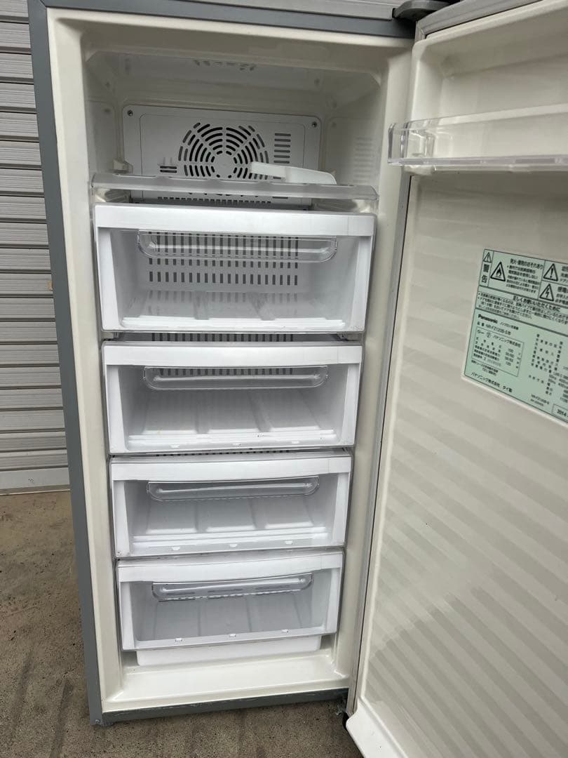 ぽんらん Panasonic NR-FZ120B 冷凍庫 シルバー2014