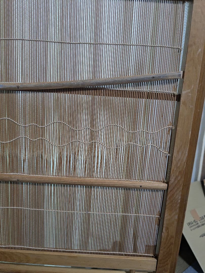 透かし彫り 簾屏風 パーテーション 衝立 間仕切り 昭和レトロ 古民家