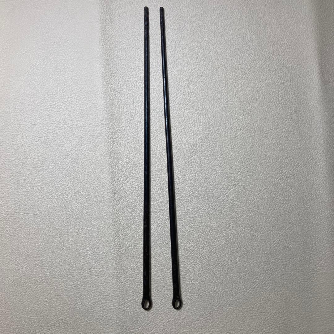 茶道具 火箸 鉄製 十三代 金谷五良三郎作 昭和中〜後期 共箱・栞付き