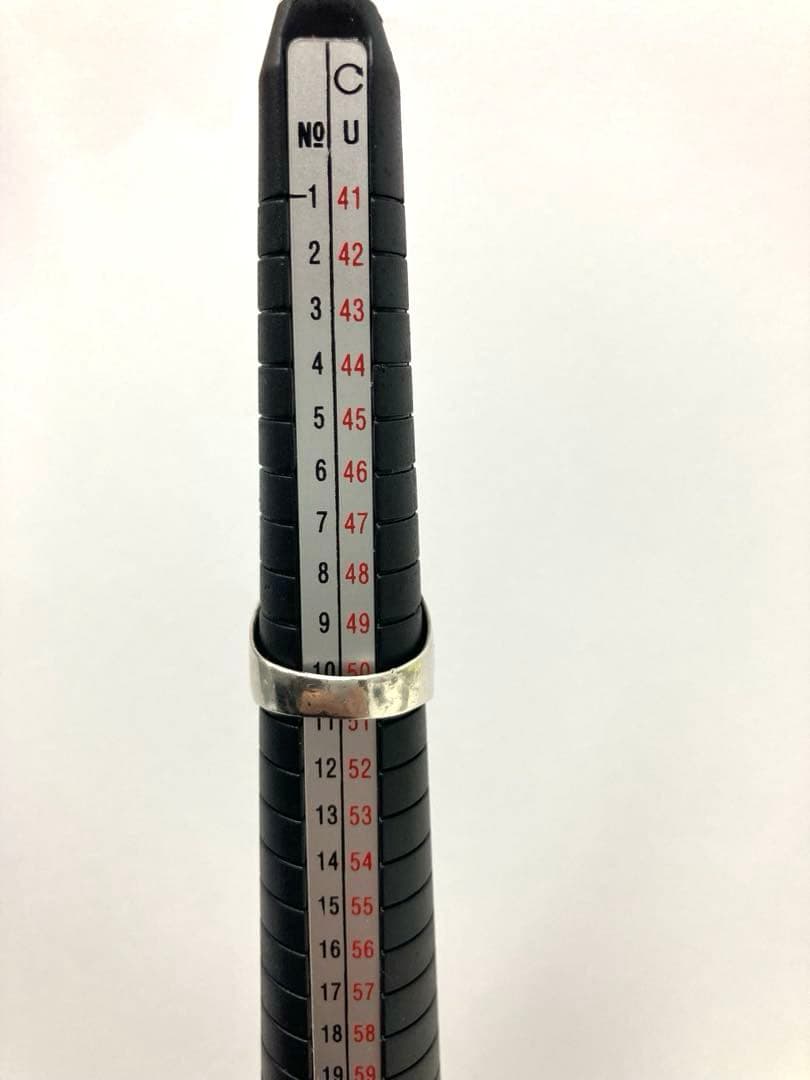 Rinrin。 様　　アガットロゴ刻印シルバーリング 10.5号925 オニキス