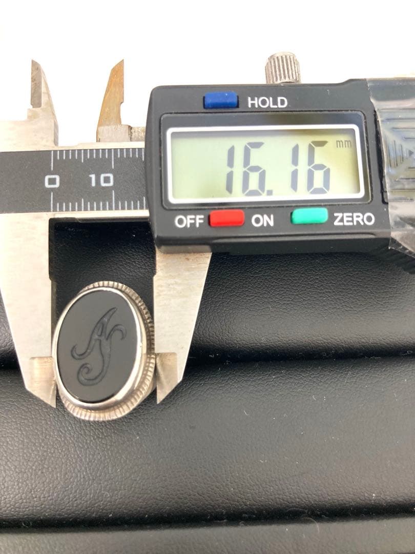 Rinrin。 様　　アガットロゴ刻印シルバーリング 10.5号925 オニキス