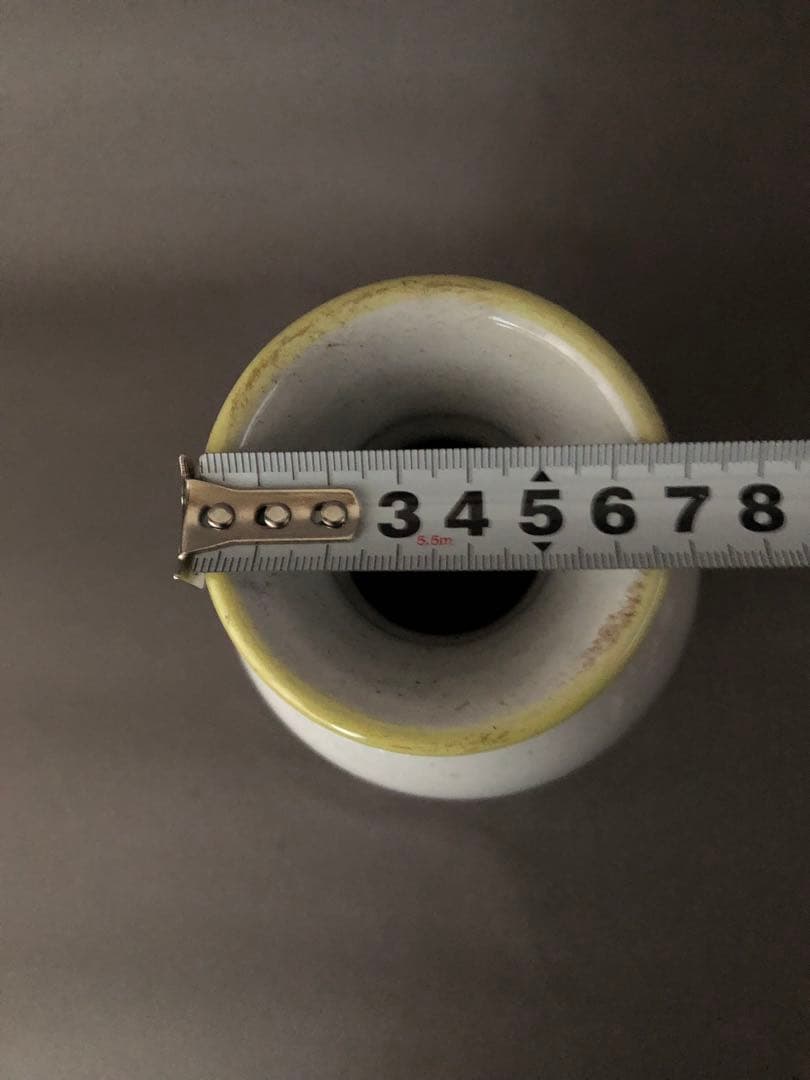 イタリア陶器　デルータ焼　花瓶　Deruta