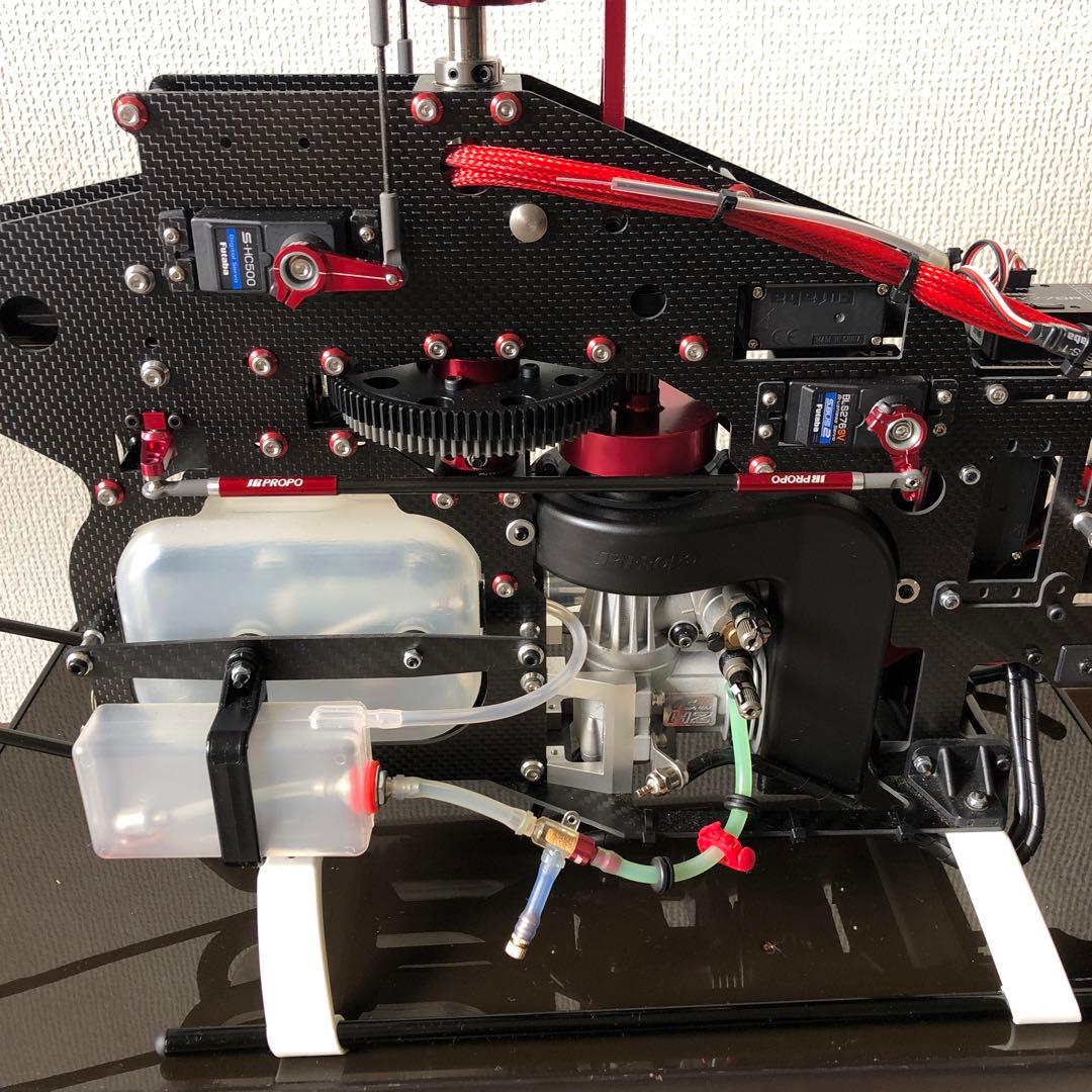 JRPROPO FORZA600NITRO 機体、エンジン、マフラー付き