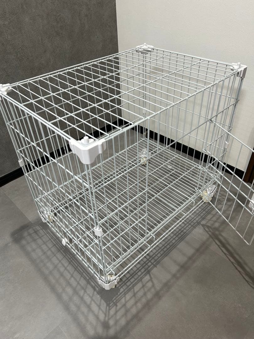 ホワイトメタルワイヤーケージ 大きめ