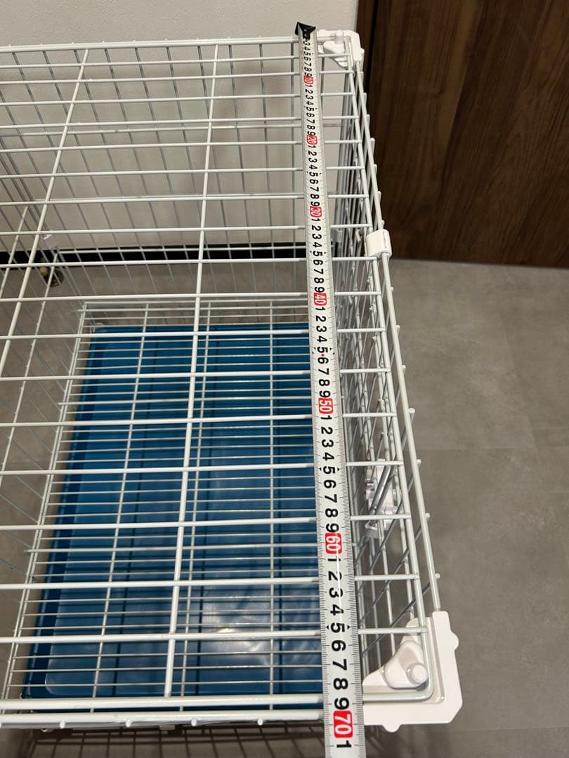 ホワイトメタルワイヤーケージ 大きめ