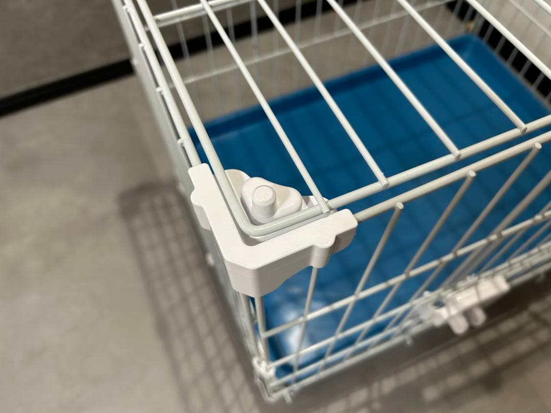 ホワイトメタルワイヤーケージ 大きめ