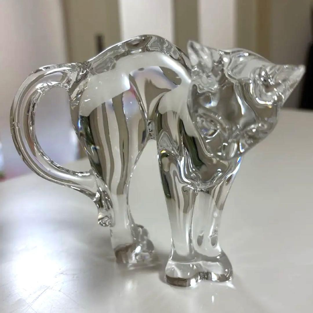 k*n様 バカラ クリスタル 猫